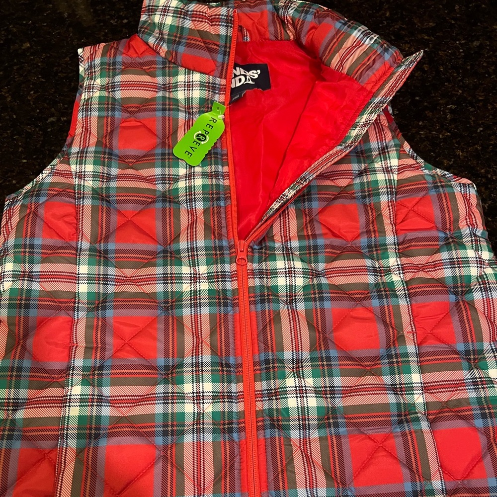 Lands End Christmas Vest